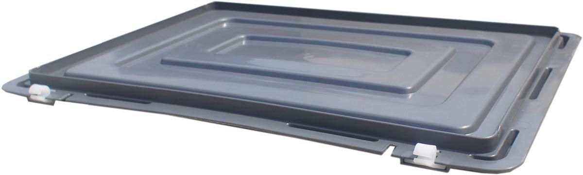 Viso Deksel voor stapelbare bak E4301 Grijs polypropyleen 30 x 2 x 40 cm