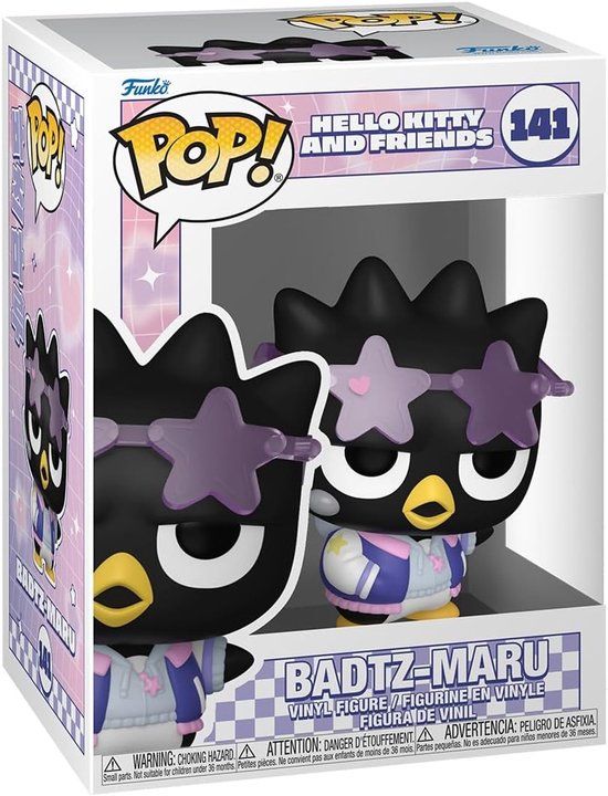 Funko Hello Kitty Hello Kitty And Friends - Badtz-Maru vinylfiguur 141 Unisex Funko Pop! - Neutraal - Standard