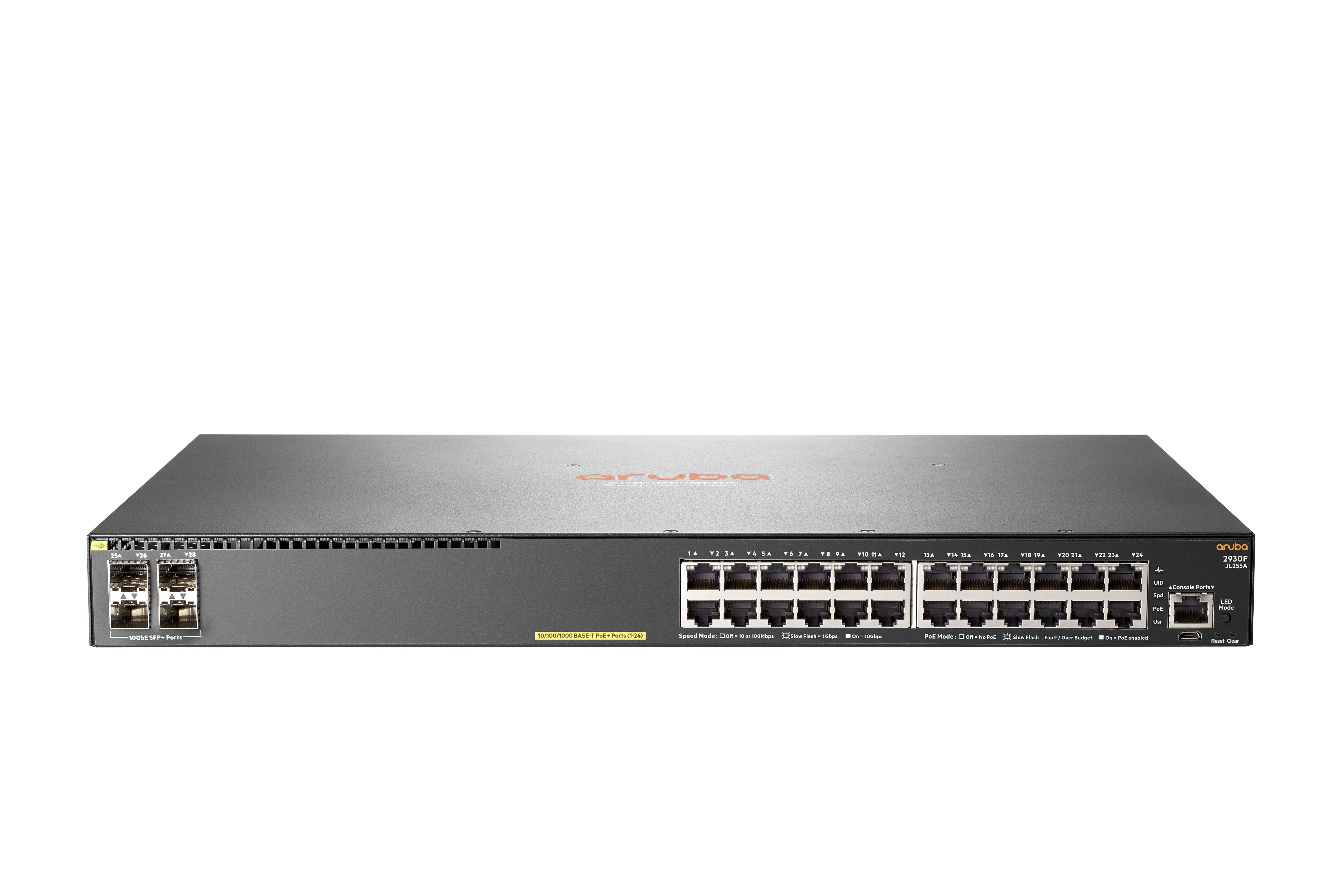 Aruba 2930F 24G PoE+ 4SFP+ Managed L3 Gigabit Ethernet Switch