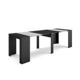Skraut Home Uitschuifbare Consoletafel 260cm Zwart