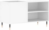 vidaXL Armoire de rangement 85x38x48 cm bois d'ingénierie blanc