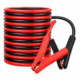 Carehabi Starthulpkabel voor auto, 2000 A, kabelklem voor patchkabel, 4,0 meter, startkabel voor benzinemotoren