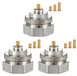 DURAVENT Adaptateur de radiateur M30 x 1.0 vers M30 x 1.5 pour vannes thermostatiques (jeu de 3)