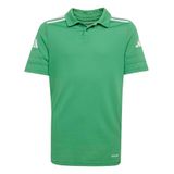 adidas Squadra25 Cotton Polo Kids Shirt, team green/white, 9-10 Years
