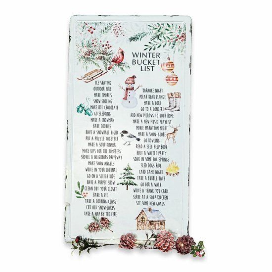 LOBERON Decoboard List wit/zwart