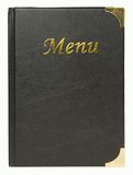Securit Menu Basic, DIN A5 formaat, zwart, met 4 vaste bijlagen voor 8 pagina's, PVC en lederlook, robuust, klassiek, gemakkelijk te reinigen