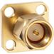 Rs Pro - Connecteur Coaxial Femelle, Mâle Droit, Raccordement A Souder 50o Montage Sur Platine ( Prix Pour 1 )