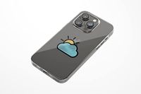 Bonateks, Digitaal bedrukte hoes, compatibel met iPhone 14 Pro, telefoonhoes, beschermhoes, schokbestendig, siliconen, flexibel, transparant