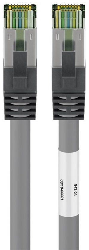 Goobay 55134 Netwerkkabel Grijs 0,25m