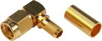 Telegärtner J01150R0031 SMA-Reverse-connector Stekker, haaks 50 Ω 1 stuk(s)