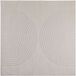 vidaXL - Vloerkleed - GALATI - Crèmekleurig - Polyester - 200 x 200 cm