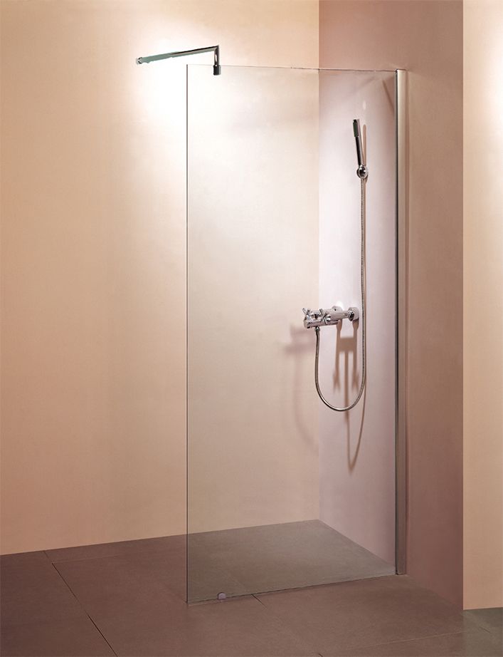 Badkamerplanet Douchewand Walk In met Profiel 90x200 cm - Chroom - Glas