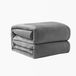 Good Nite Fleece deken pluizige dekens 130 x 150 cm flanel warme zachte plaid voor bank bank sprei (grijs, eenpersoons)