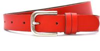 Timbelt B.V. Dames riem Leer- Rood - Breedte 3cm - Riemmaat 85