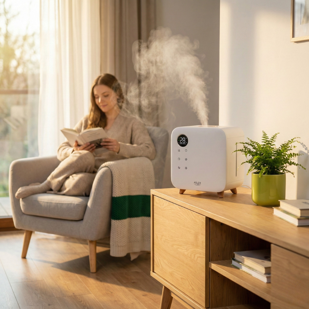 Adler ad 7974w Humidifier 5.5L Wit