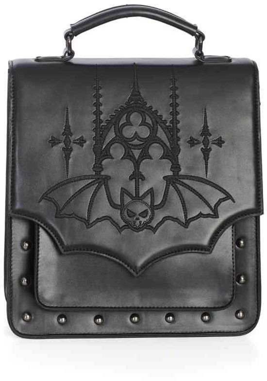 Banned - Gothic Bat Rugtas - Zwart