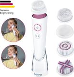 Beurer FC 95 Pureo - Gezichtsreinigingsborstel - Elektrisch - 4 Borstels - 3 Snelheden - Waterbestendig - Timer - Incl. laadstation - Unisex