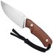Civivi Gander C24058B-3, Satin Finished 14C28N, Guibourtia Wood vaststaand mes, Matt Gentry design