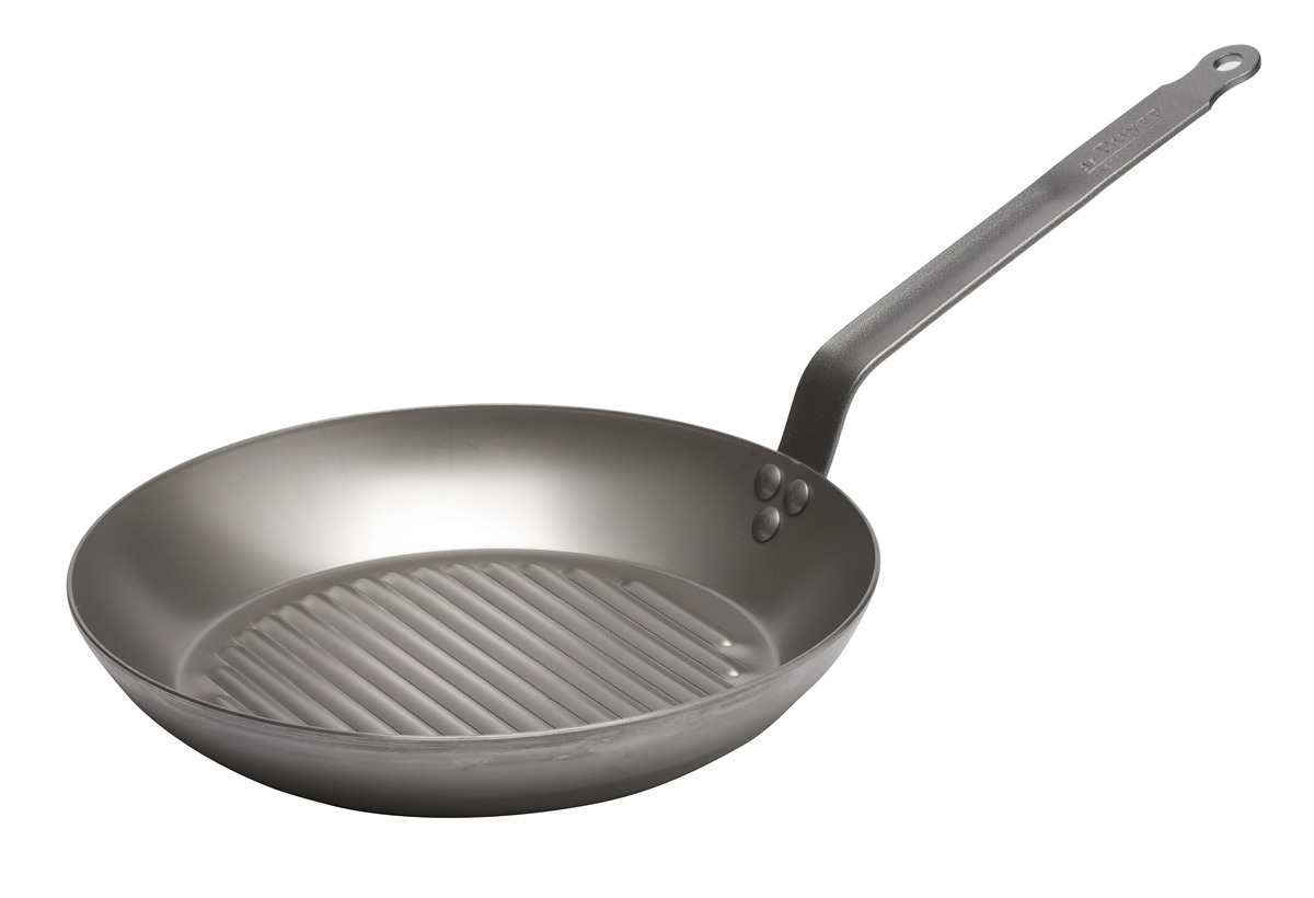 de Buyer Carbone grillpan Ã¸ 30 cm plaatstaal