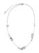Swarovski Idyllia ketting, Hart met pijl, Wit, Rodium toplaag