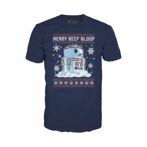 Funko Boxed Tee: Star Wars Holiday - R2D2 snowman- XL