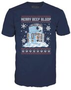 Funko Boxed Tee: Star Wars Holiday - R2D2 snowman- XL