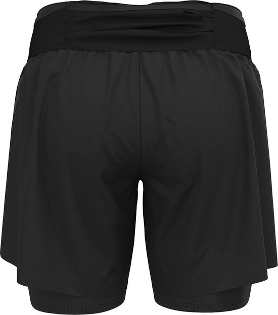 ODLO Axalp Trail 6"" 2-in-1 Shorts Women, black