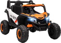 AIYAPLAY Elektrische kinder UTV van AIYAPLAY Kunststof, Metaal 96L x 61B x 56H cm Oranje