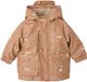 Vertbaudet Baby Regenjas met Capuchon en Sherpa Voering - Hazelnoot - Maat 68
