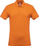 Kariban Piqué-herenpolo korte mouwen K254 - orange - 4XL
