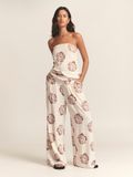 St MRLO Broek 'SEB' beige gemêleerd