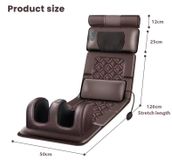 StarTech Elektrische massage- en ontspanningsmat - Volledige lichaamsmassage - Warmtefunctie - Vibratiemassage - Kneedmassage - Voetmassage - EU-stekker