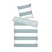 TOM TAILOR Renforcé beddengoed 80x80 cm 135x200 cm 100% katoen/renforcé met omkeerbaar motief en merkritssluiting SIENA wit turquoise (Fresh Sage)
