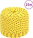 vidaXL Boottouw 6 mm 25 m polypropyleen geel