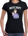 Bellatio Decorations Stranger Halloween verkleed shirt 11 bitchin zwart - dames - horror shirt / kleding / kostuum XS