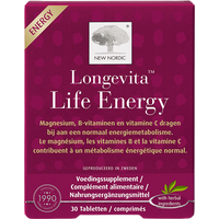 New Nordic Longevita Life Energy - 30 tabletten