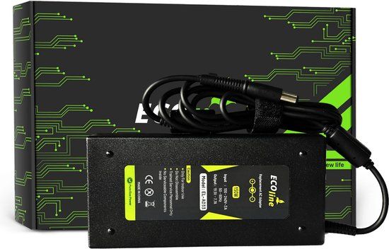 EcoLine - Oplader / AC Adapter - Geschikt voor HP EliteBook 8530p 8530w 8540p 8540w 8560p 8560w 8570w 8730w ZBook 15 G1 G2 - 19.5V 7.7A 150W