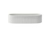 DBKD Bougeoir de l'avent Stripe 30 cm Blanc brillant