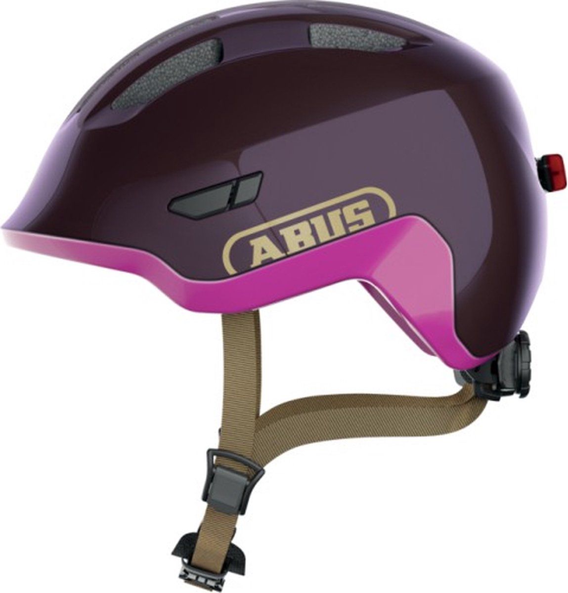 Abus Kinderhelm Smiley 3.0 S LED Royal Purple - Paars