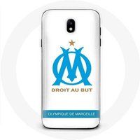 Maniacase Samsung Galaxy J5 2017 Olympique de Marseille Logo Achtergrond Wit