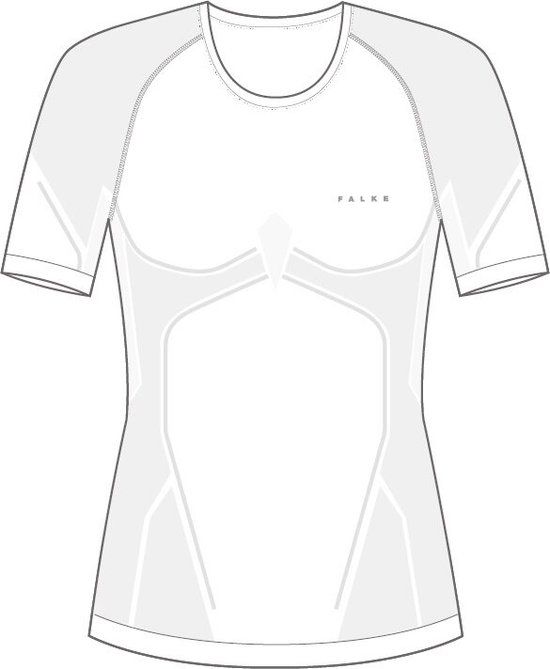 FALKE Warm Shortsleeved Shirt - Dames - Wit - Maat XS
