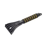ToM PaR IJskrabber Auto | Schraper | Ruitenkrabber | Voor een dun laagje ijs en vorst | Ergonomisch | Warme Soft Touch Handgreep | Krasbestendig | Temperatuurbestendig | Lengte: 30 cm | Geel