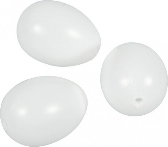 Rayher Hobby Plastic paas eieren 6 cm - 8718758880479