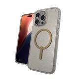 ZAGG Milan Snap mobiele telefoon hoesje voor iPhone 16 Pro Max - Transparant, Goud