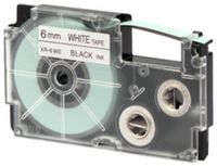 Casio XR-12X1 Labeltape Tapekleur: Transparant Tekstkleur: Zwart 12 mm 8 m