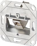 Metz Connect Boîte de réseau encastré (dans le mur) Insert CAT 6A 1 port