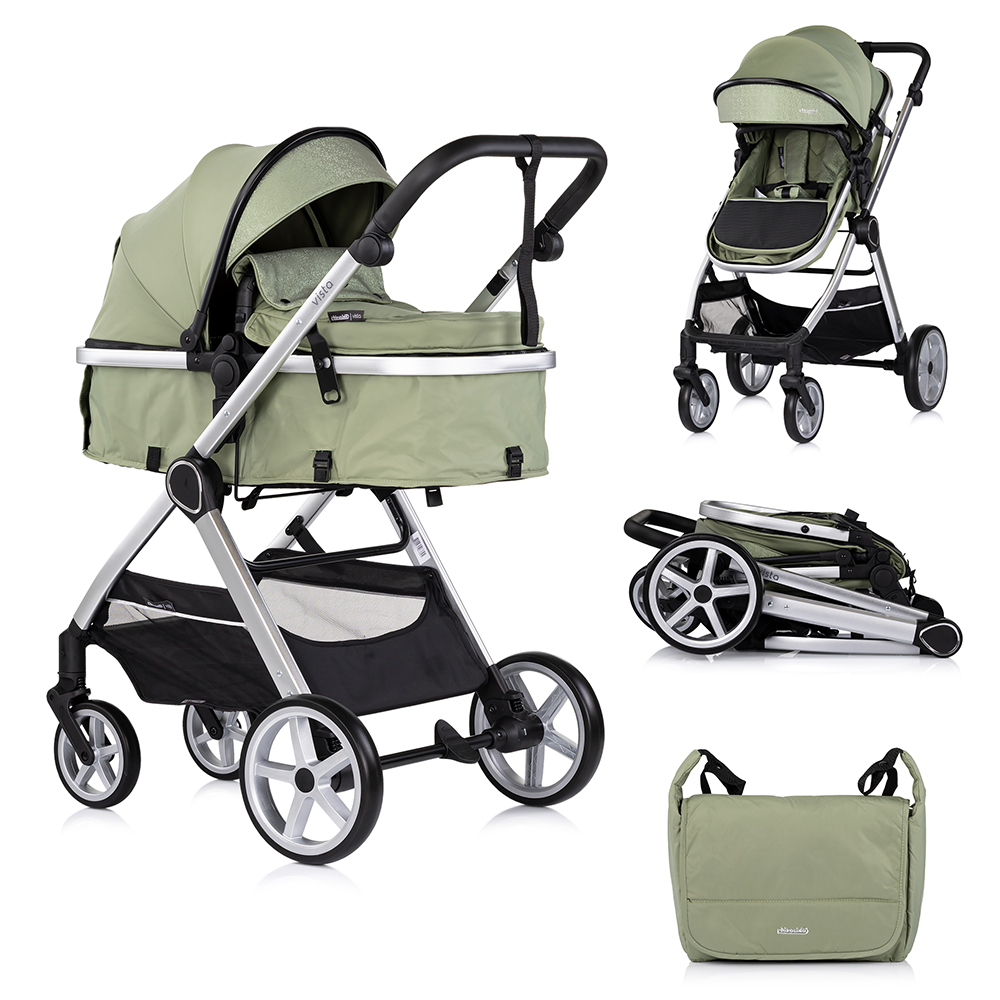 Chipolino Kinderwagen Vista Basil