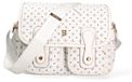 Briciole Sac bandoulière pour femmes, noir et marron, avec fermeture magnétique, dimensions 29x18 cm