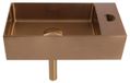 Differnz Lavabo - Lavabo en acier inoxydable de couleur rose