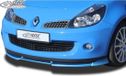 Voorspoiler RDX Racedesign Voorspoiler Vario-X Renault Clio III RS Phase 1 2005-2009 (PU)
